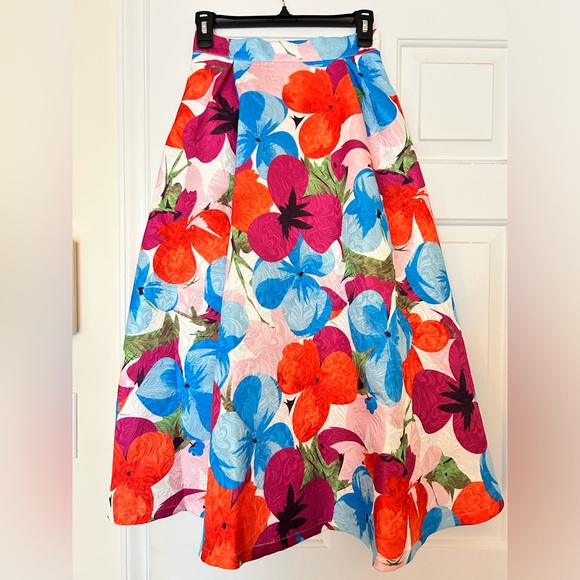 Chicwish Dresses & Skirts - Chicwish Floral Midi Skirt - Multicolor